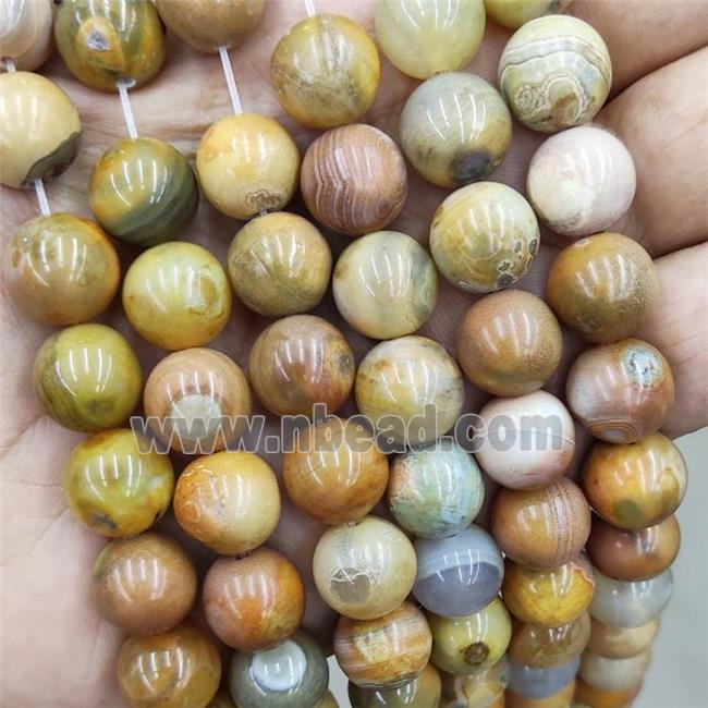 round Agate beads, dye