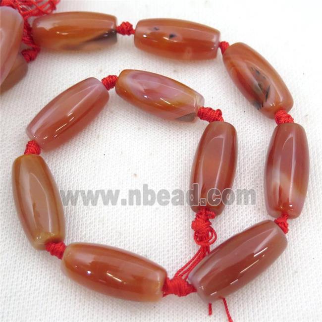 red Agate rice Beads
