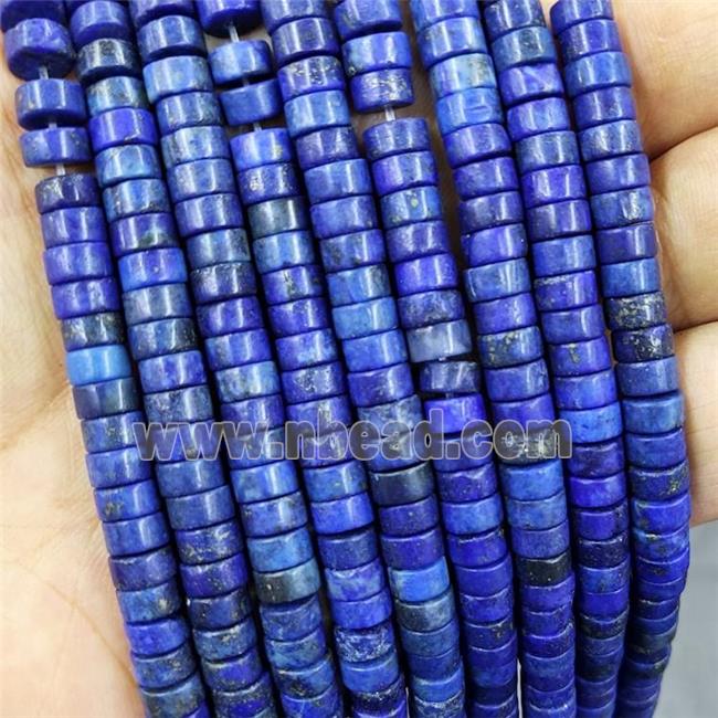Natural Lapis Lazuli Heishi Spacer Beads Blue Dye