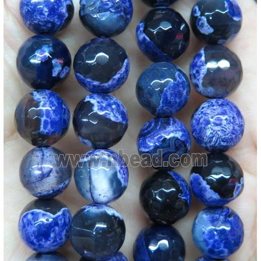lavender Dichromatic Agate beads, faceted round