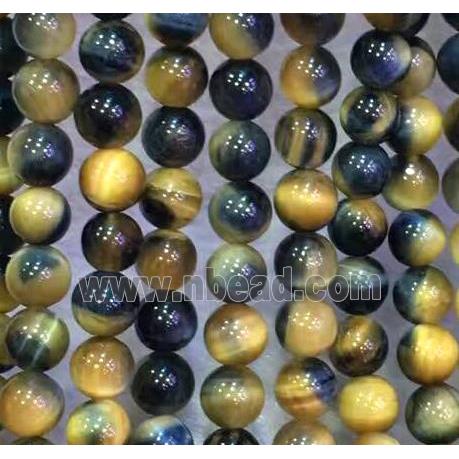 round fancy tiger eye stone beads