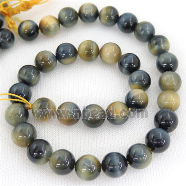 Fancy Dream Tiger eye stone Beads Smooth Round A-Grade