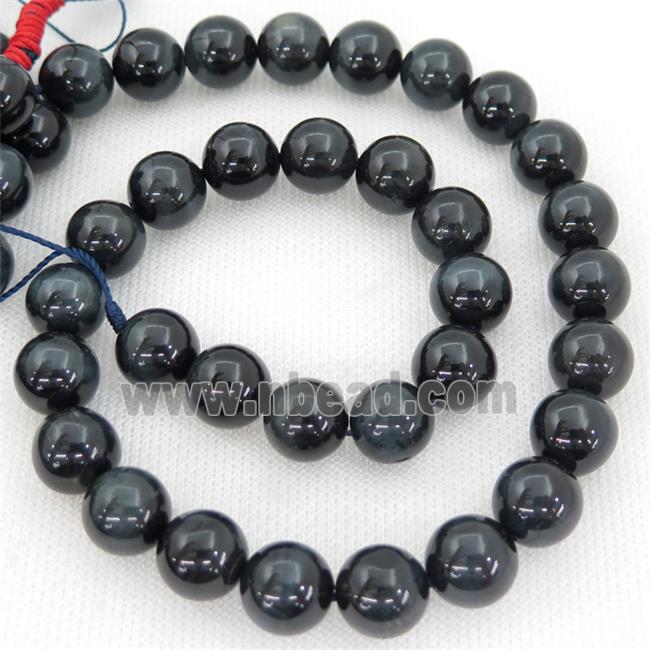 inkblue Tiger eye stone beads, round