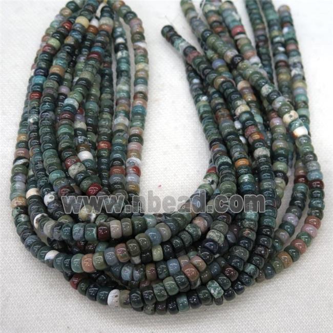 Indian Agate barrel beads