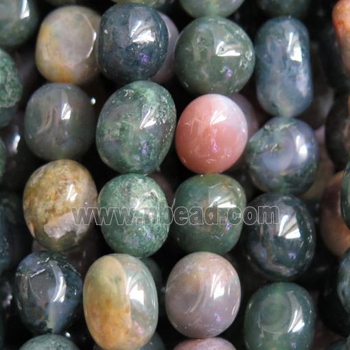 Indian Agate chip beads, freeform