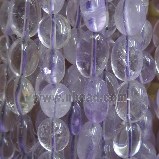 Amethyst beads chip, lt.purple, freeform