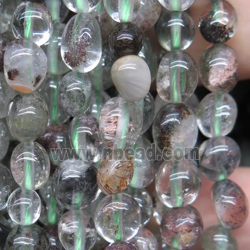 Green Chlorite Quartz Beads Chip Freeform