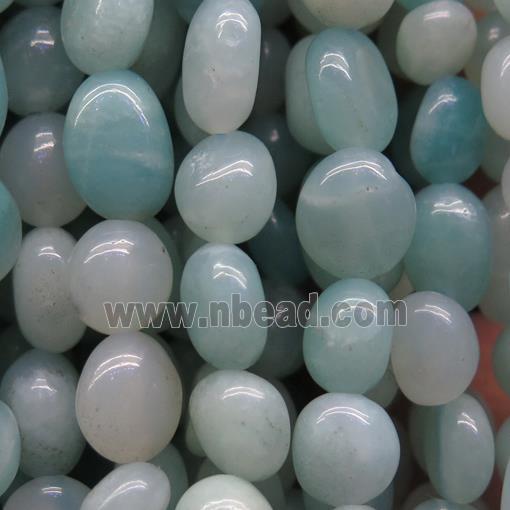 Amazonite chip beads, freeform