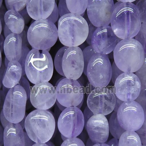 purple Chalcedony chip beads, freeform