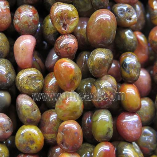 Nueva Agate Beads chips, freeform