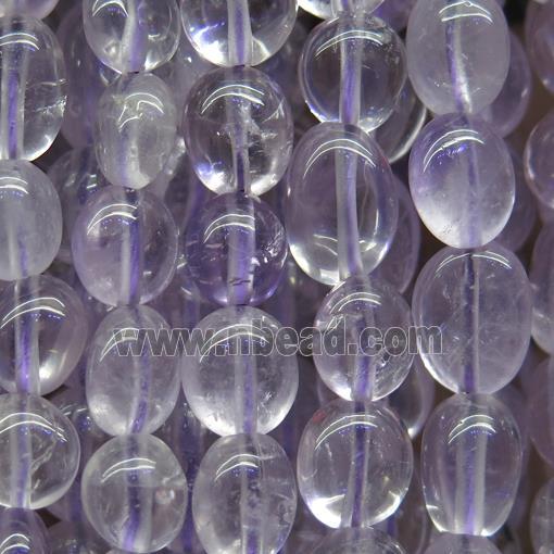 lt.purple Amethyst chip beads, freeform