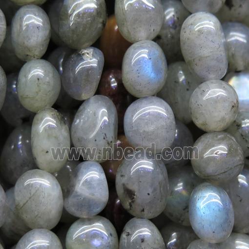 Labradorite chip beads, freeform