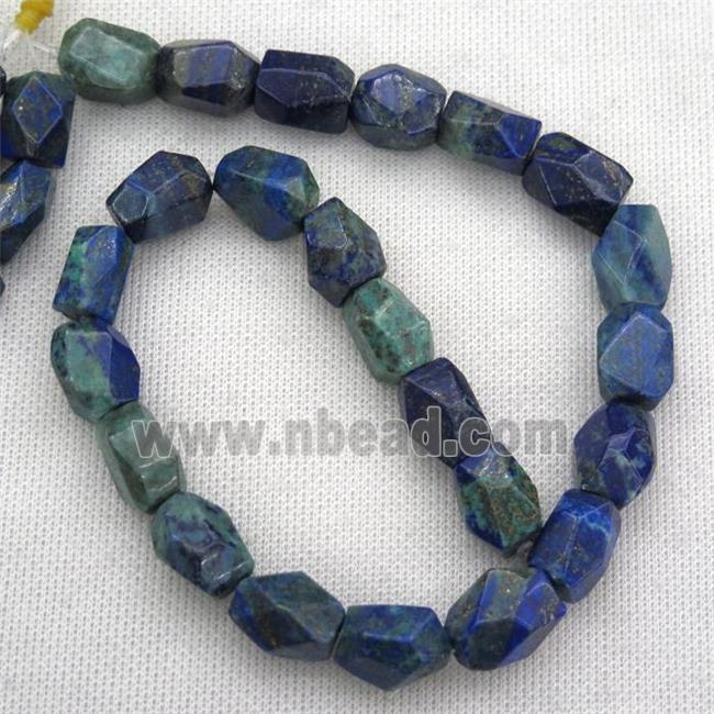 Azurite nugget beads, freeform