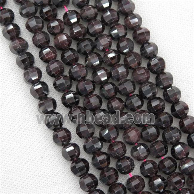 darkred Garnet lantern beads