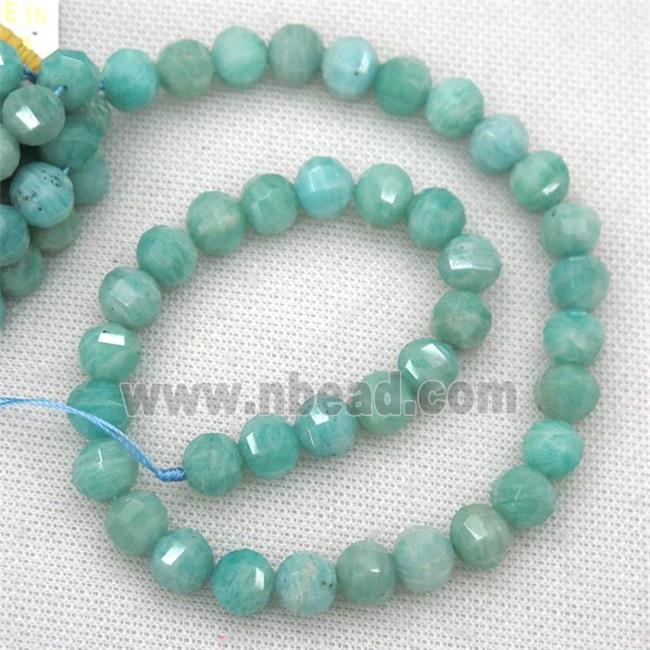 green Amazonite lantern Beads