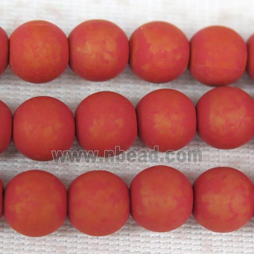 round red Fimo Polymer Clay Beads