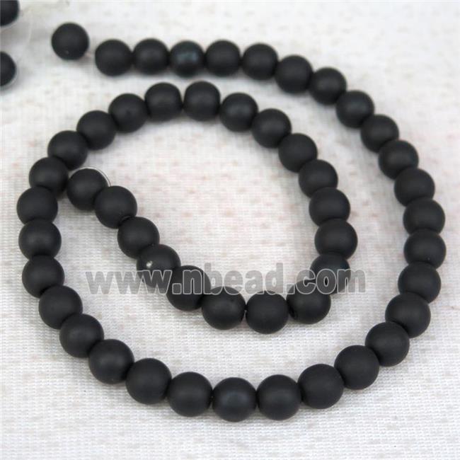 round black Fimo Polymer Clay Beads