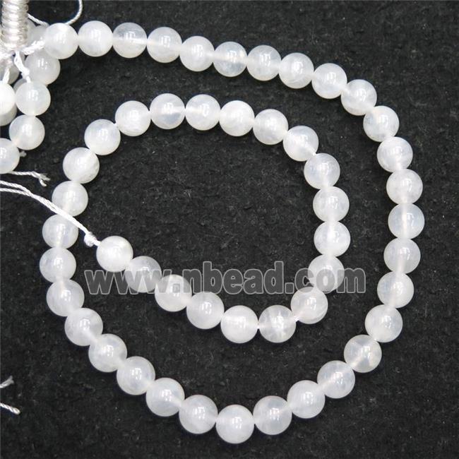 round White MoonStone Beads