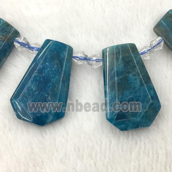 blue Apatite teardrop beads