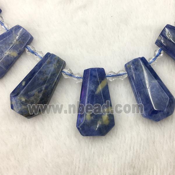 blue Sodalite teardrop beads