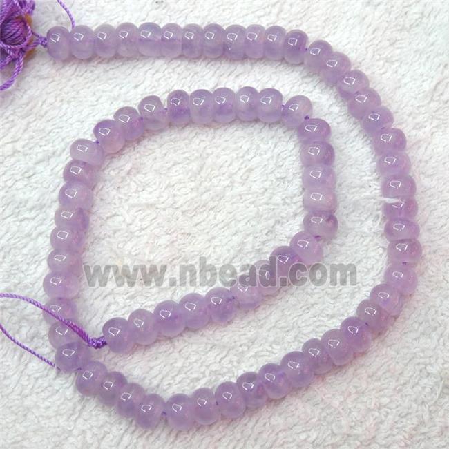 purple Chalcedony beads, rondelle
