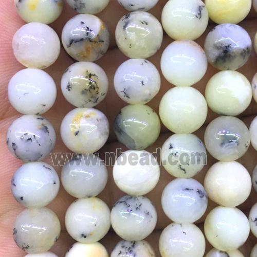 opal stone beads, round