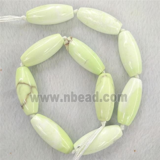 Australian Lemon Jasper rice beads