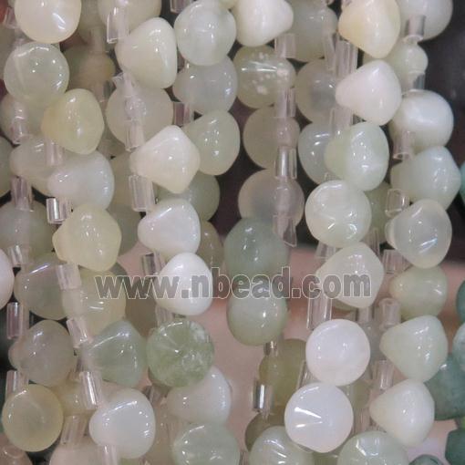 new Jade teardrop beads, top-drilled