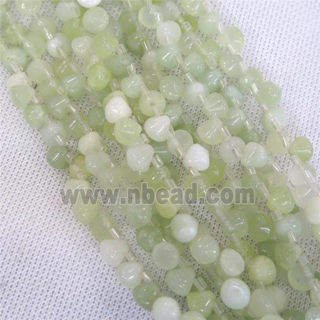 new Jade teardrop beads, top-drilled