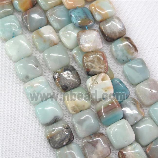 Chinese Amazonite square beads