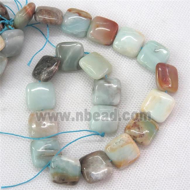 Chinese Amazonite square beads
