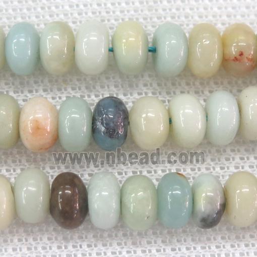 Chinese Amazonite rondelle beads