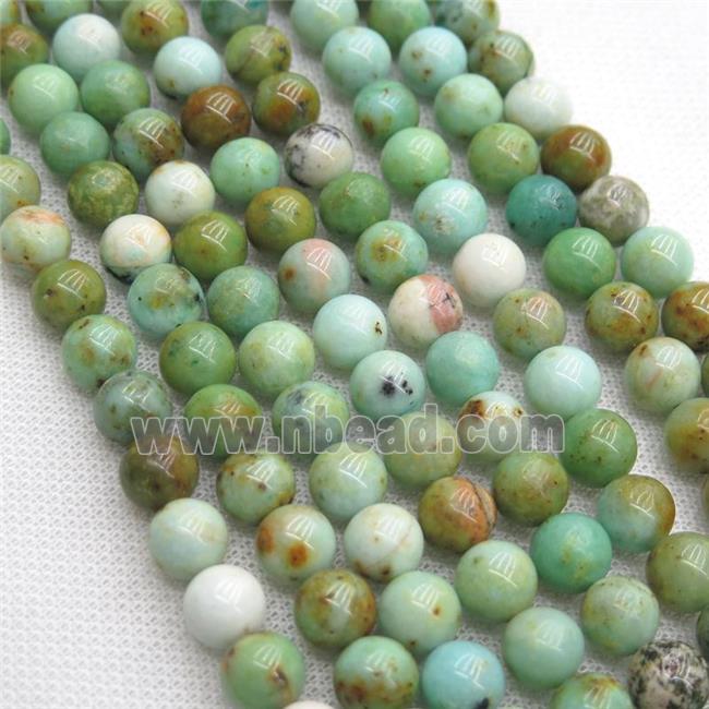 green Mongolia Turquoise Beads
