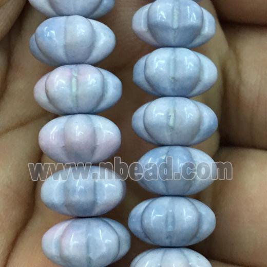 dichromatic Alashan Agate Beads, pumpkin