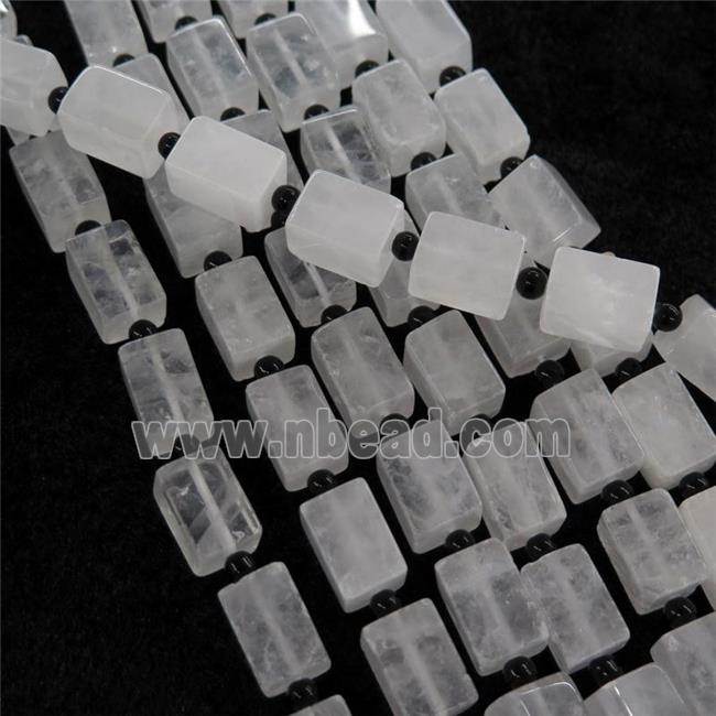 Clear quartz Cuboid beads