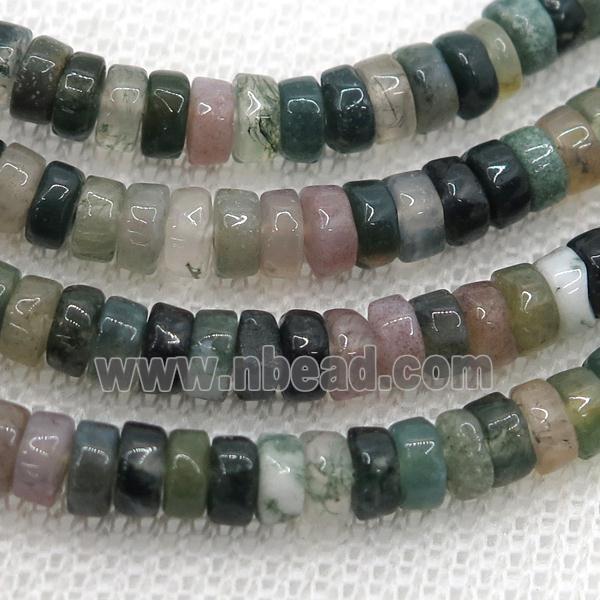India Agate heishi beads