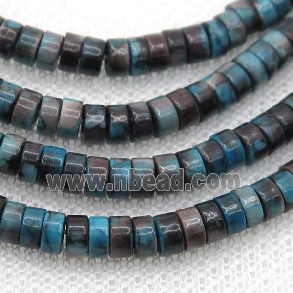 blue Rainforest stone heishi beads
