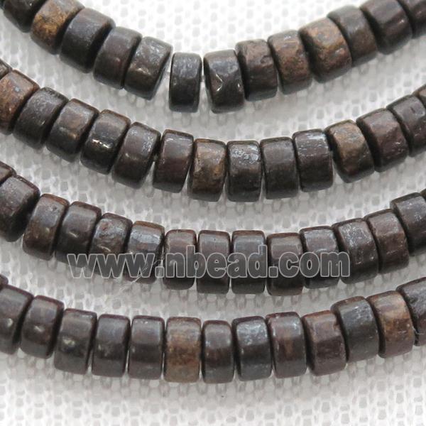 Bronzite heishi beads
