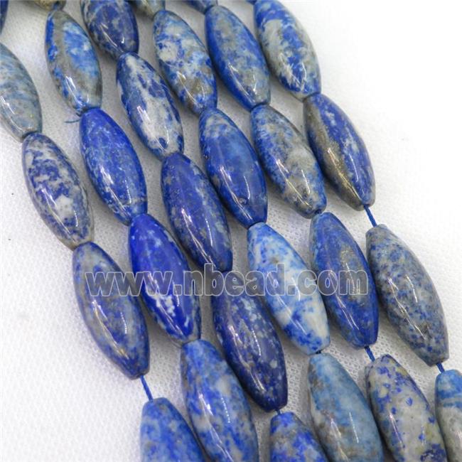 blue Lapis rice beads