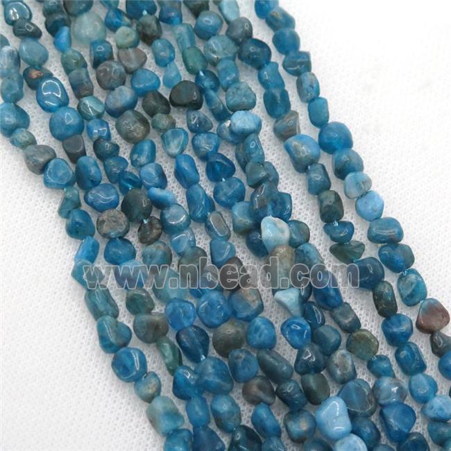 blue Apatite chip beads