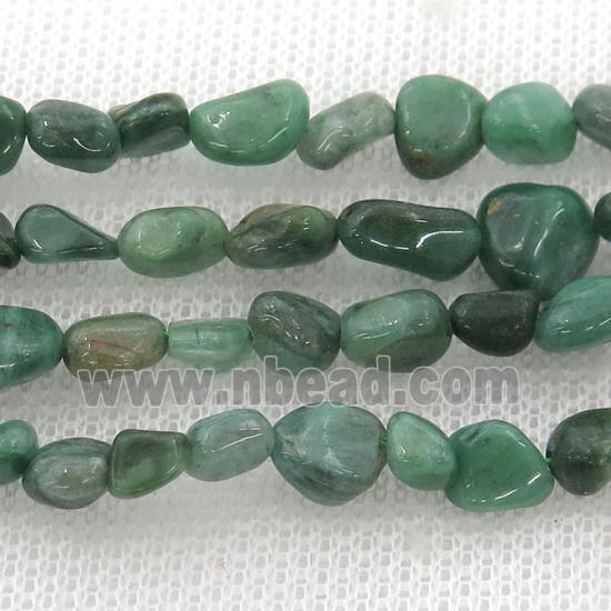 green African Chrysoprase chip beads