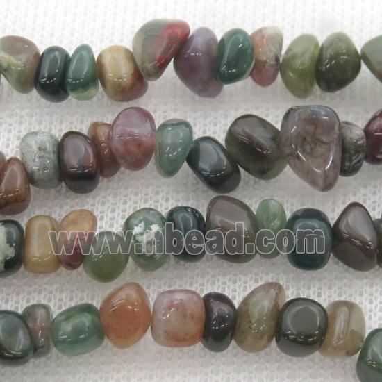 indian Agate chip beads, multicolor