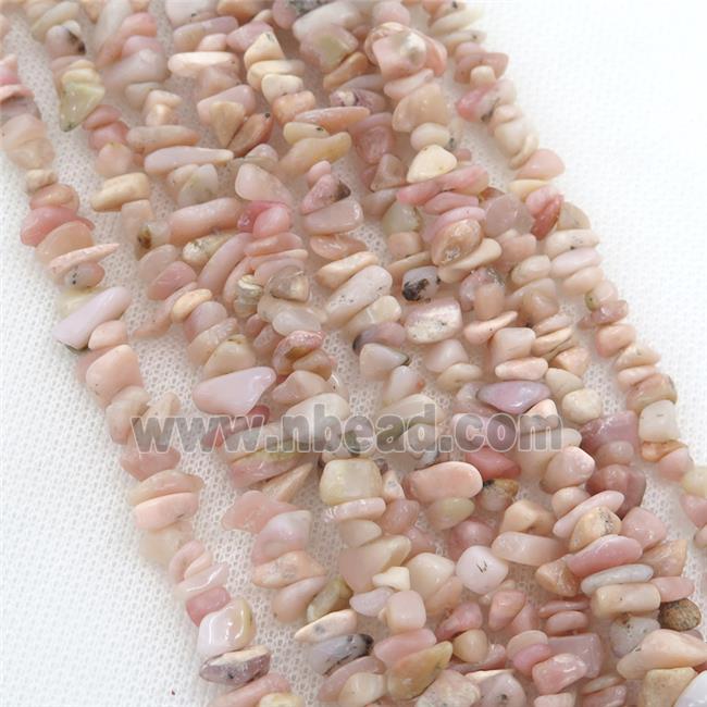 Pink Opal chip beads