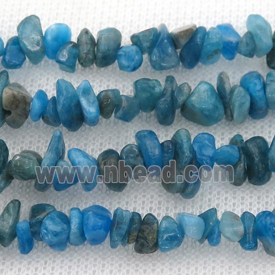 blue Apatite beads chip