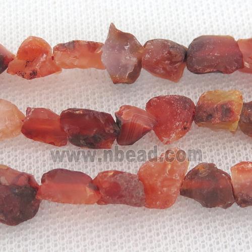 red Carnelian Agate beads chip