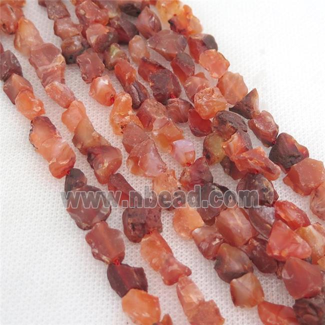 red Carnelian Agate beads chip