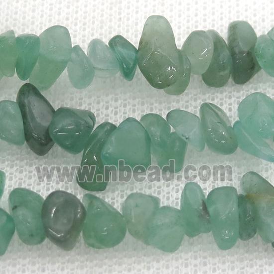 green Aventurine chip beads