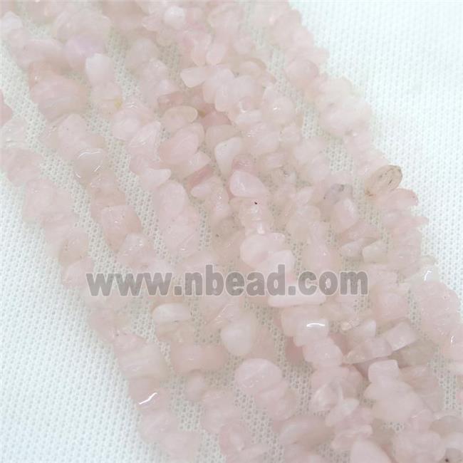 Rose Quartz chip beads