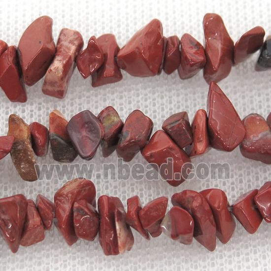 red Jasper chip beads