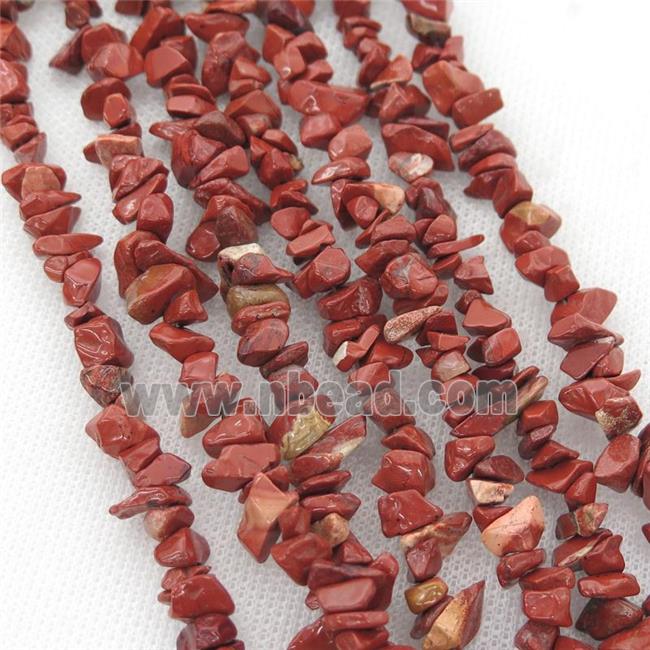 red Jasper chip beads